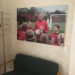 akustik til væg med print